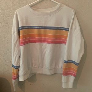 Women’s rip curl rainbow crew neck